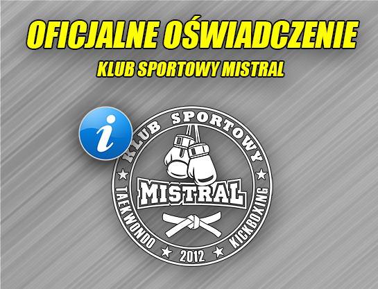 KS Mistral, Oficjalne oświadczenie.jpg